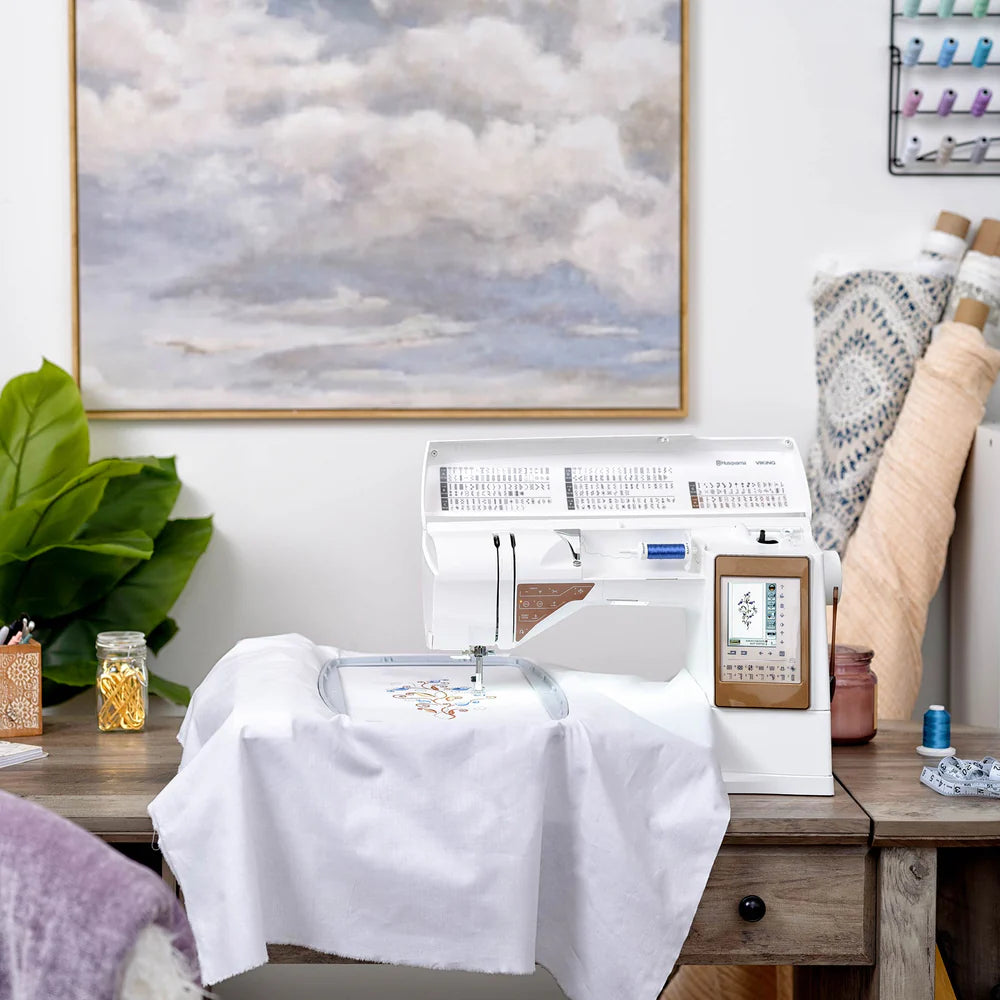 Husqvarna Viking Topaz 50 Sewing and Embroidery Machine - Floor Model