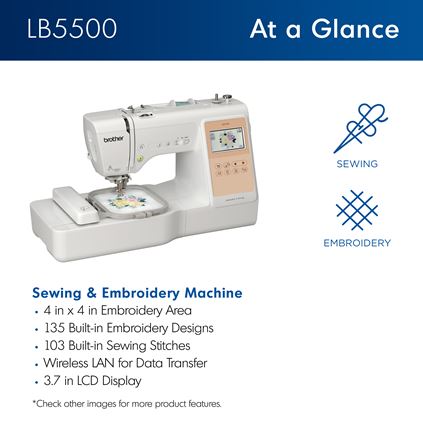 Brother LB5500 2-in-1 Sewing and Embroidery